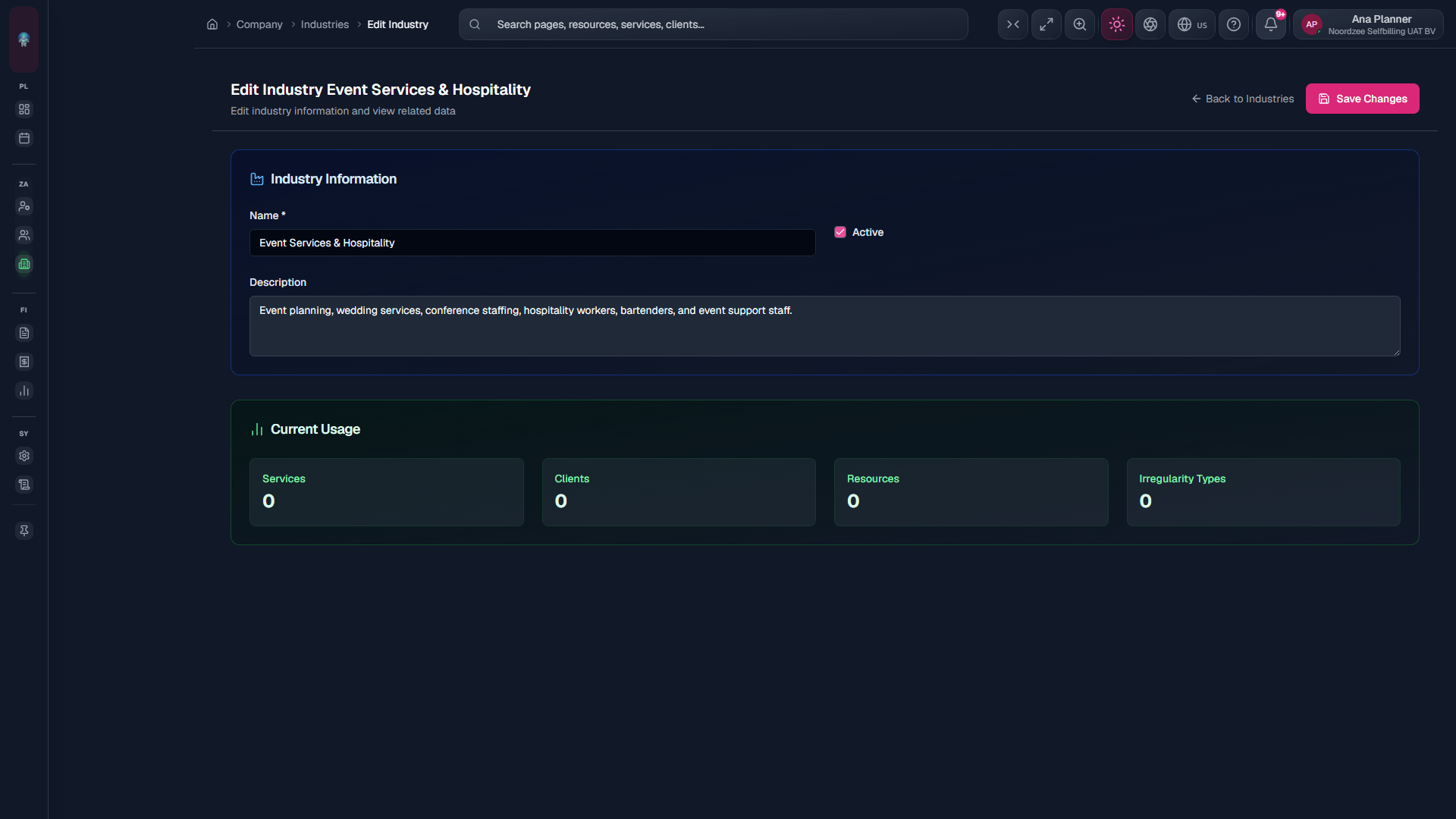 Industry edit: adjust industry settings when exposed (edit?id=).
