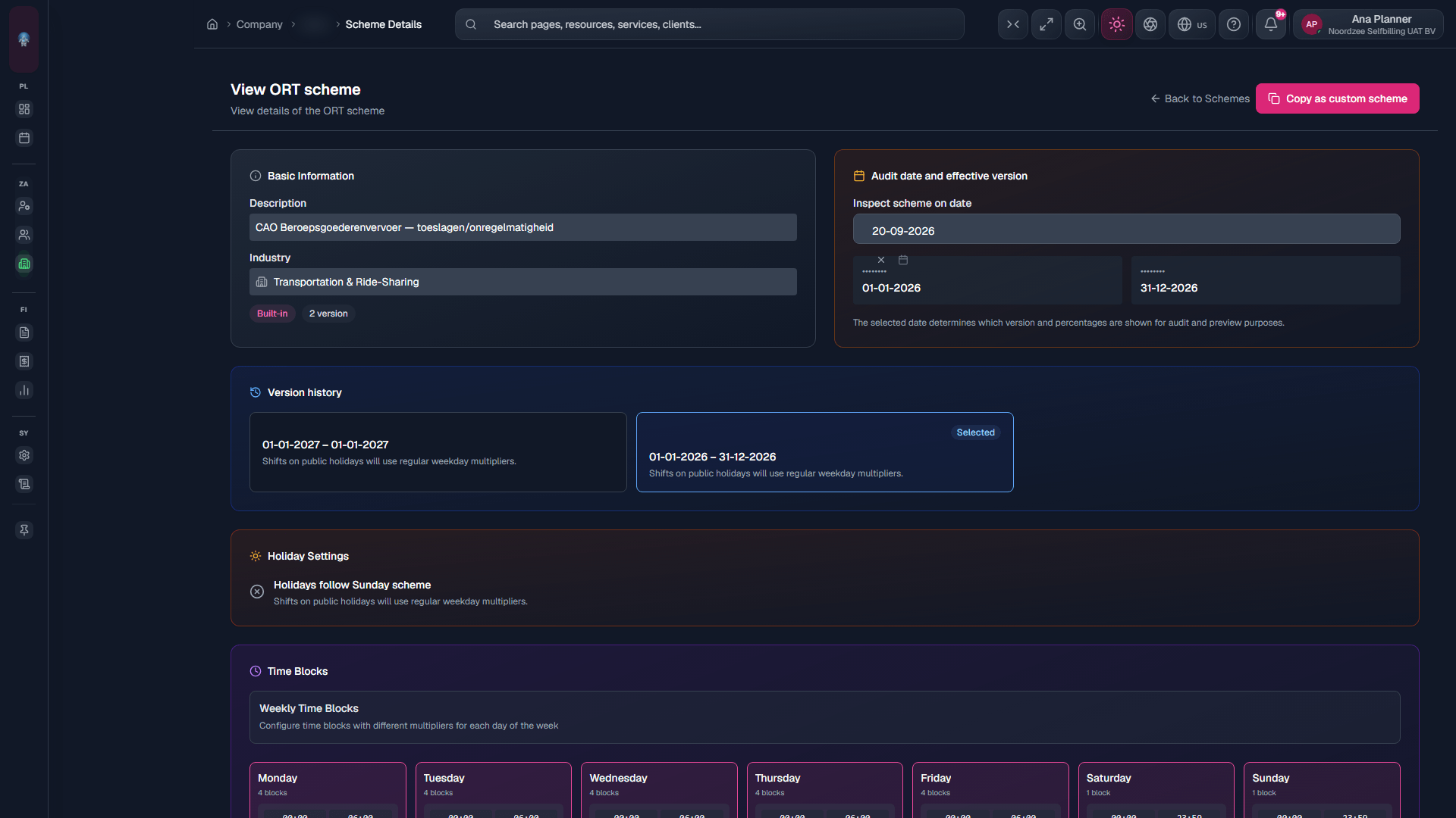 Scheme view: multipliers and service usage (view?id=).