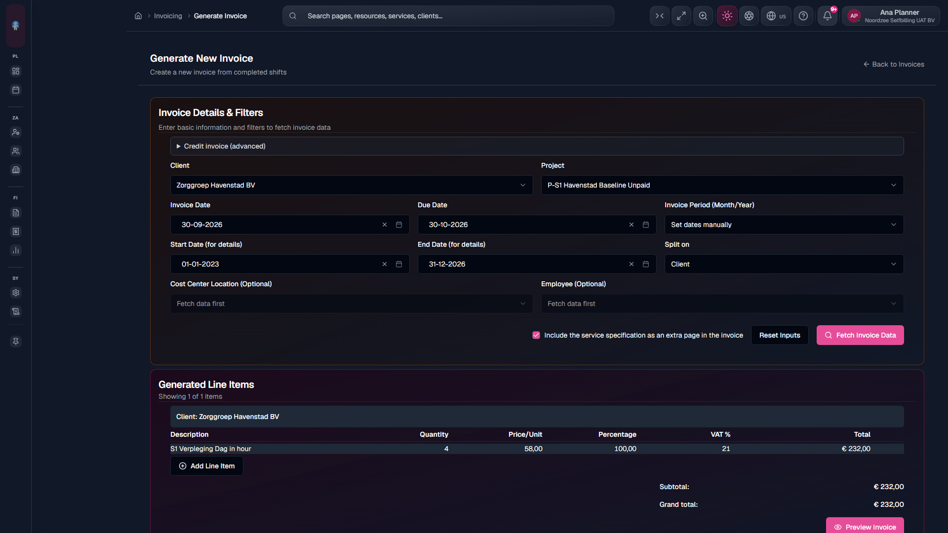 Ready for invoicing: the bridge into the Invoice Queue.
